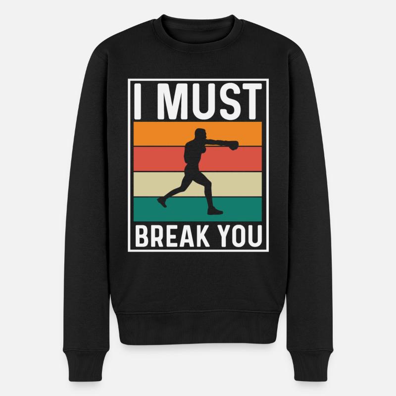 Je dois te briser - Pull Premium bio Homme - noir