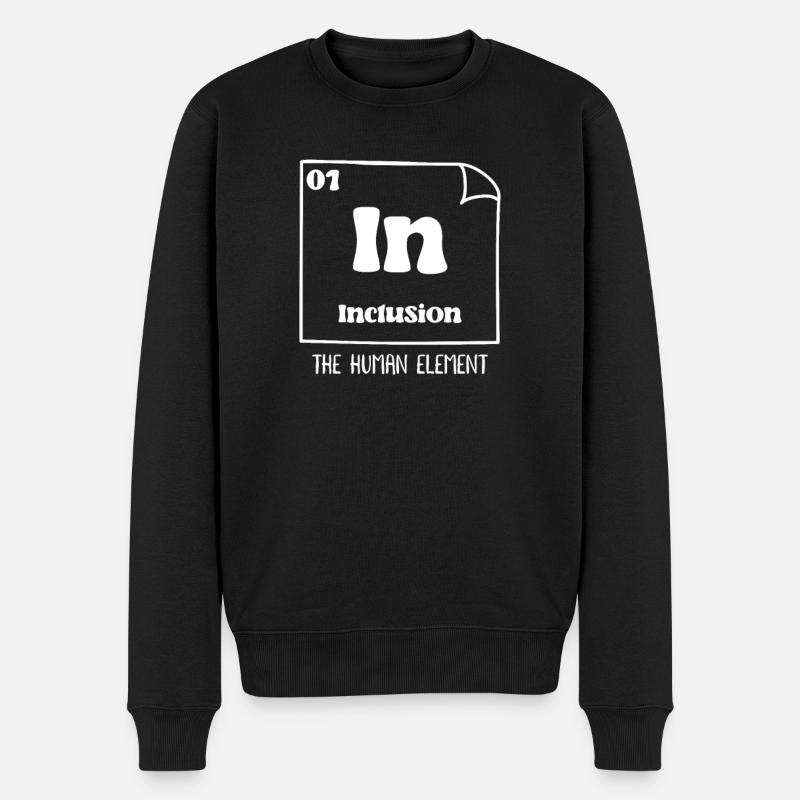 Inclusion Acceptation et handicap solidaire - Pull Premium bio Homme - noir
