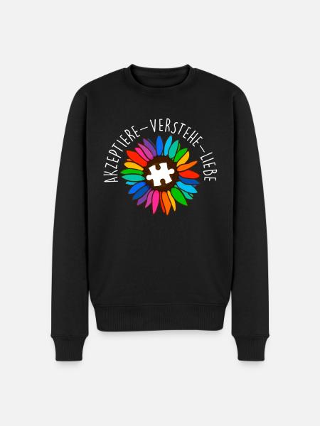 Autism Diversity Autistic Consciousness - Men's Premium Organic Jumper - black