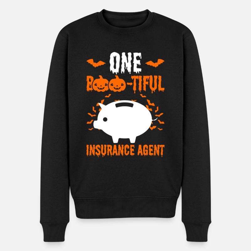 Versicherungsagent-halloween-design Für - Pull Premium bio Homme - noir