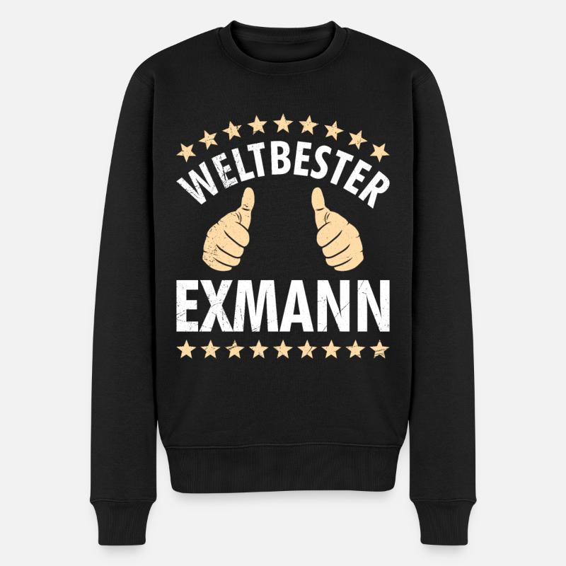 Scheidung Männer frisch geschieden Scheidungsparty - Männer Premium Bio Pullover - Schwarz