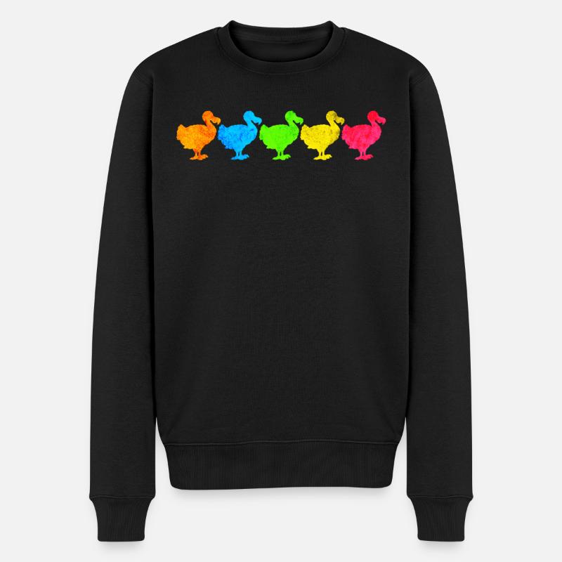 Dodo - extinct bird - Men's Premium Organic Jumper - black