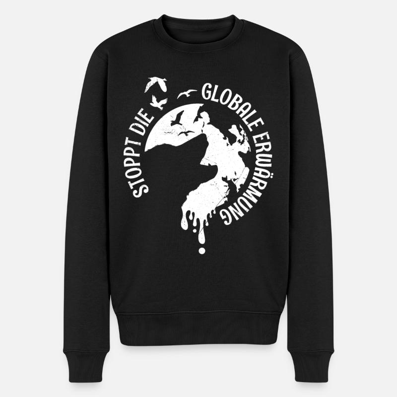 Stopper le réchauffement climatique - Pull Premium bio Homme - noir