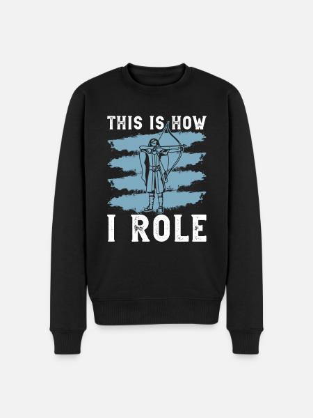 Rpg-rollenspiele Und Larping - Men's Premium Organic Jumper - black