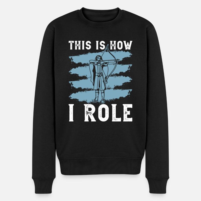 Rpg-rollenspiele Und Larping - Pull Premium bio Homme - noir