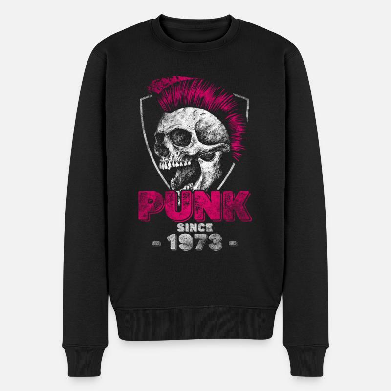Punk depuis 1973 - Pull Premium bio Homme - noir