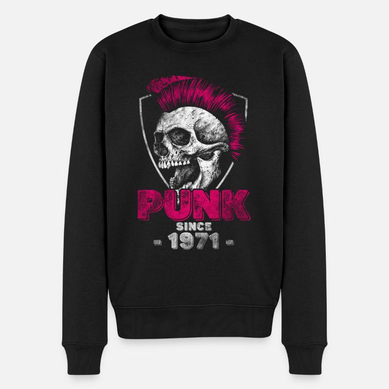 Punk depuis 1971 - Pull Premium bio Homme - noir
