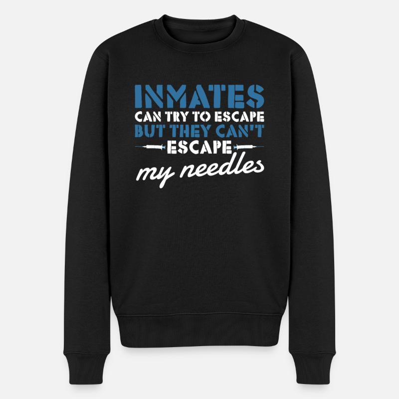 Gefängniskrankenpflege-design Für - Männer Premium Bio Pullover - Schwarz