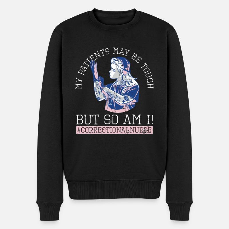 Gefängniskrankenpflege-design Für - Männer Premium Bio Pullover - Schwarz