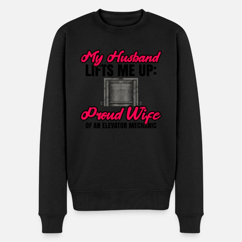 Aufzugsmechaniker-design Für Eine - Pull Premium bio Homme - noir