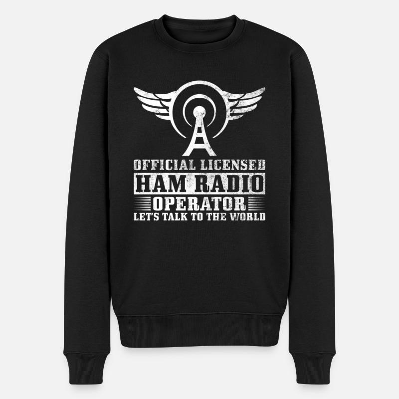 Lizenziertes Amateurfunker-design Für - Pull Premium bio Homme - noir