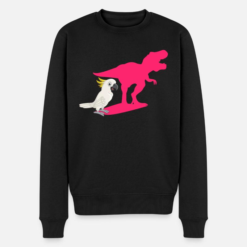 Cockatoo Dinosaur Cockatoo Parrot Holder - Pull Premium bio Homme - noir