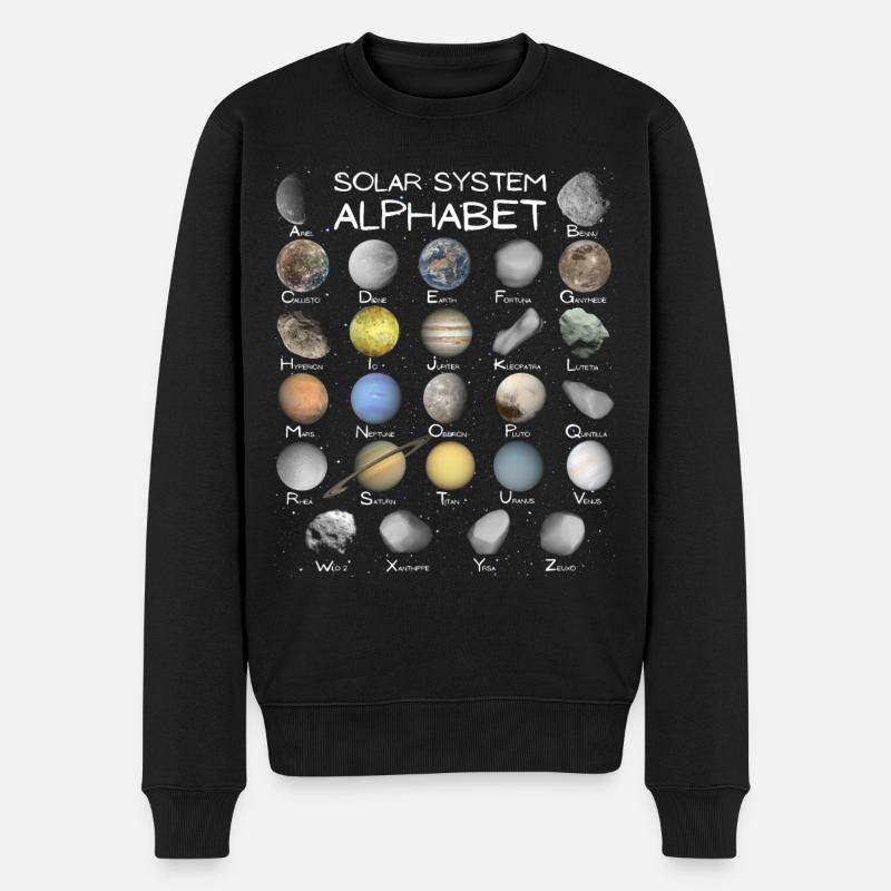 Système solaire ABC - Pull Premium bio Homme - noir