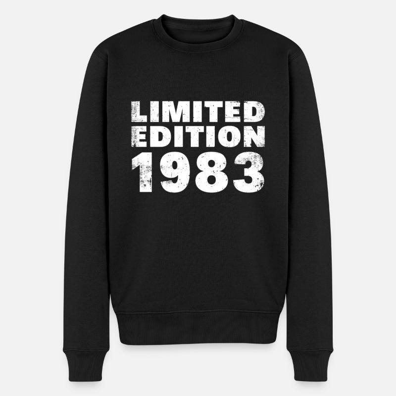 Édition limitée 1983 - 40e anniversaire - Pull Premium bio Homme - noir