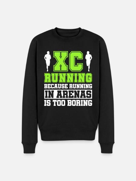 Xc-laufdesign Für Einen Cc-läufer - Men's Premium Organic Jumper - black