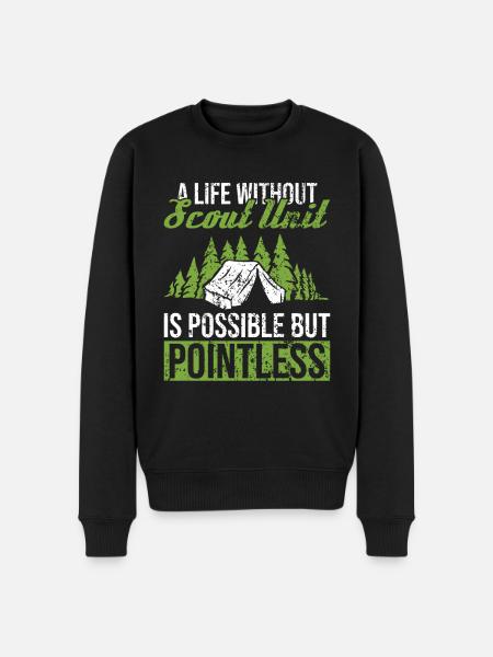 Scout Leader Design Für Einen Cub Master, Der Cub - Men's Premium Organic Jumper - black