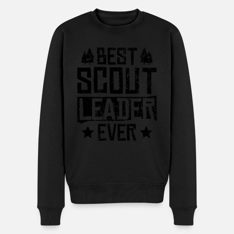 Jungpfadfinder-design Für Einen Pfadfinderführer - Pull Premium bio Homme - noir