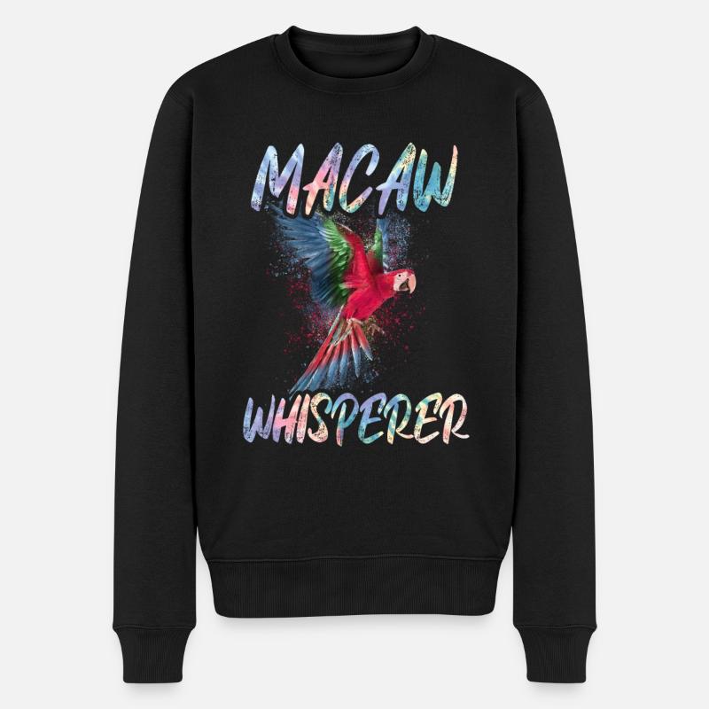Macaw Whisperer Whisperer Perrots Fan - Pull Premium bio Homme - noir