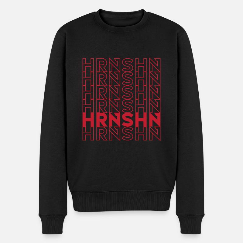 HRNSHN Sarkasmus Sprüche lustig lustig - Männer Premium Bio Pullover - Schwarz