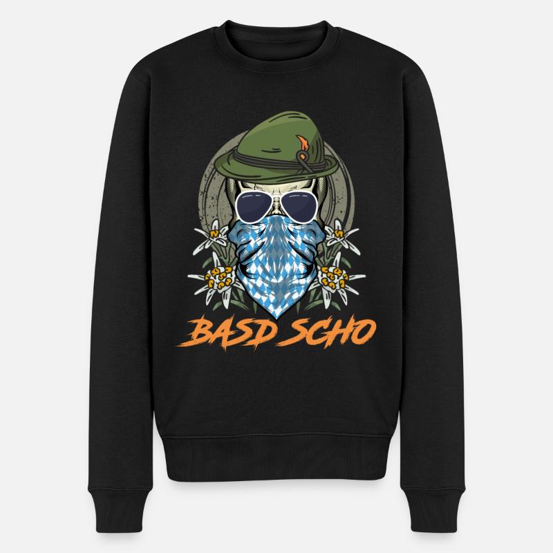 Bayerisch Basd Scho Boarisch München - Pull Premium bio Homme - noir