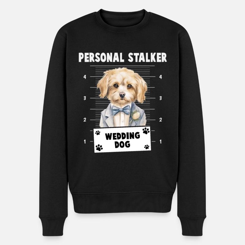 Personal Stalker Wedding Dog - Pull Premium bio Homme - noir