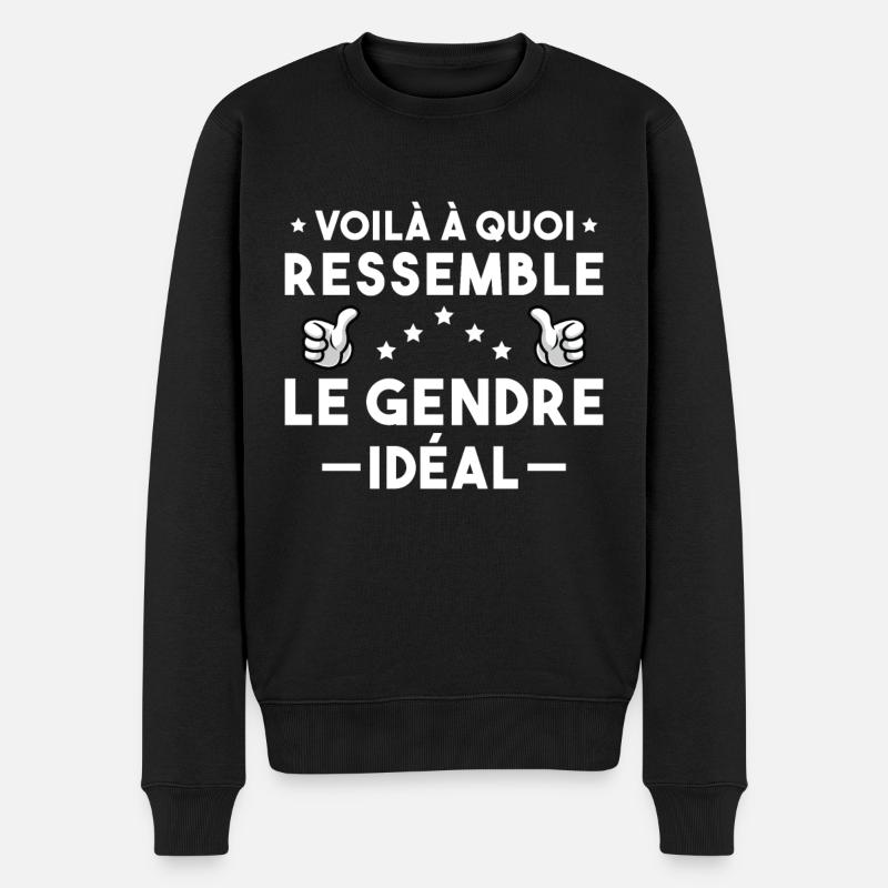 Voilà à quoi ressemble le gendre idéal - Pull Premium bio Homme - noir