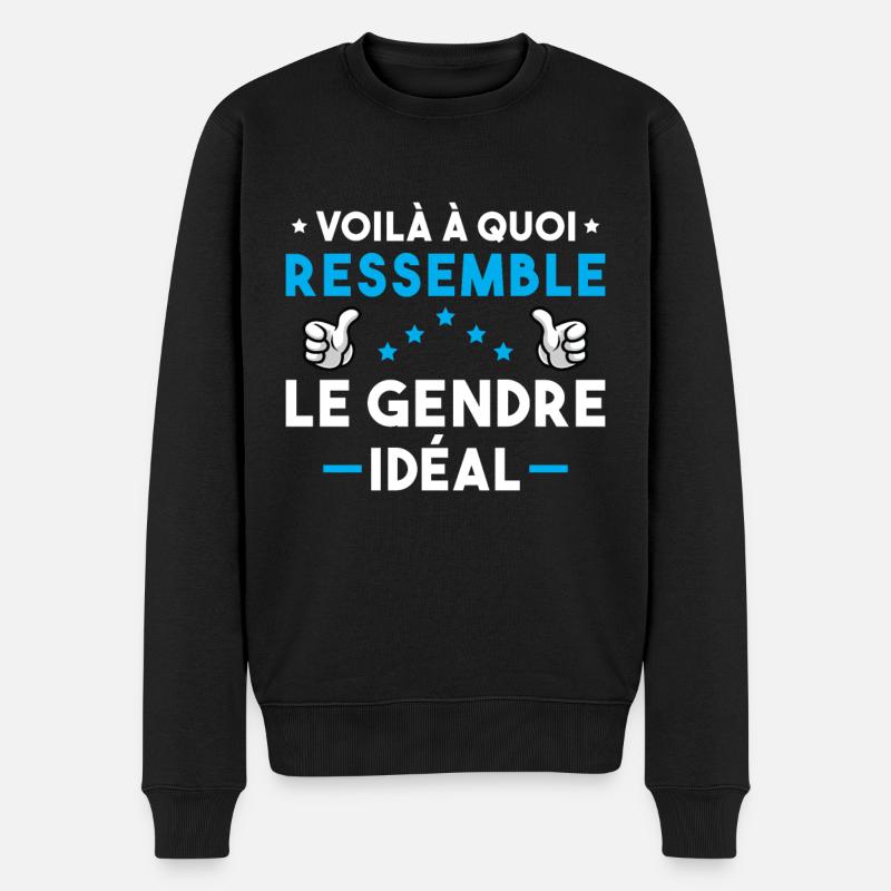 Voilà à quoi ressemble le gendre idéal - Pull Premium bio Homme - noir