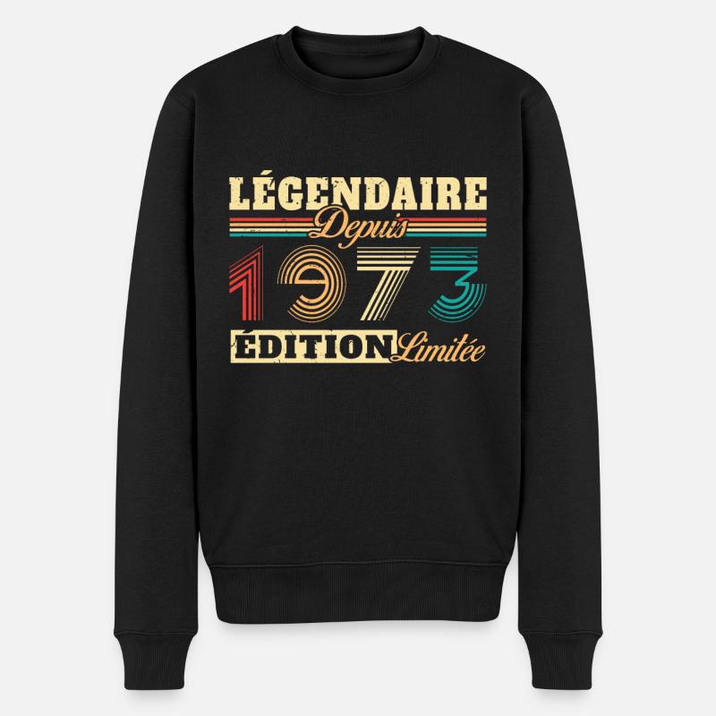 Légendaire Depuis 1973 - Pull Premium bio Homme - noir