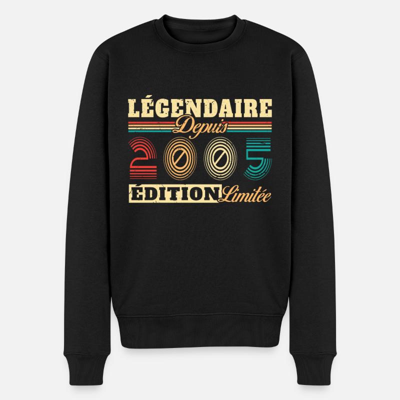 Légendaire Depuis 2005 - Pull Premium bio Homme - noir
