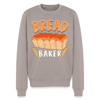 Boulanger Amateurs de pâtisserie Cuisson de la pâte à pain - Pull Premium bio Homme - taupe - Devant - Nico (187cm)