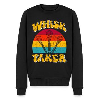 Bäcker Whisk Taker Backliebhaber Backen Teig - Männer Premium Bio Pullover - Schwarz - Vorne - Nico (187cm)