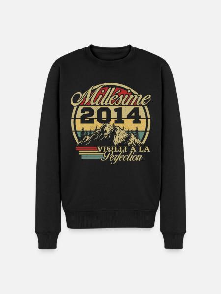 Millésime 2014 - Pull Premium bio Homme - noir