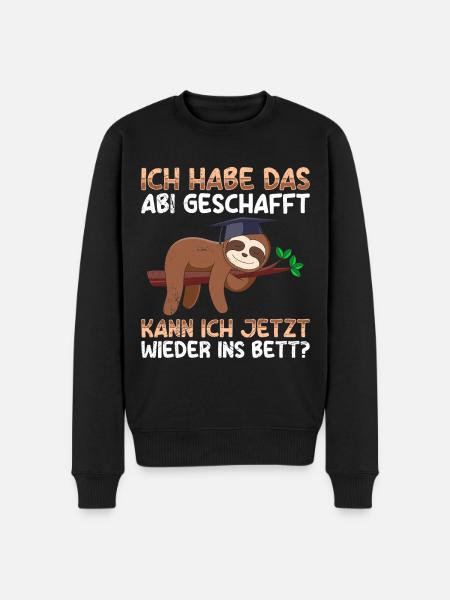 High school kandidater er uddannet fra High School Funny - Økologisk premium-sweatshirt til mænd - sort