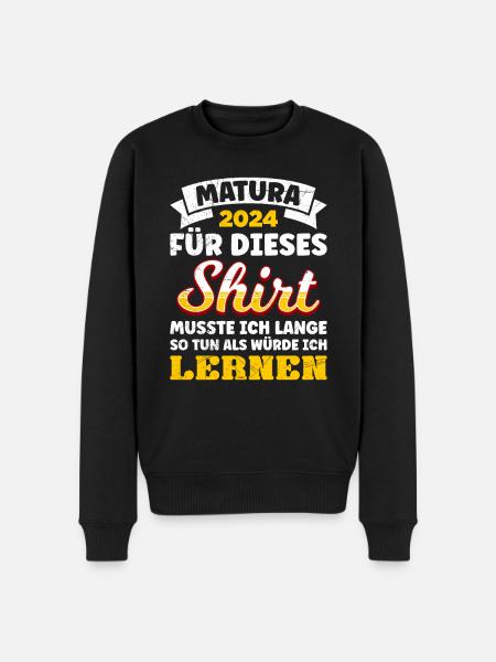Matura 2024 Per questa maglia Maturianten Funny - Maglione ecologico premium da uomo - nero