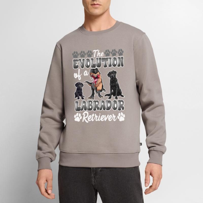 Hundebesitzer DIE EVOLUTION EINES LABRADOR Männer Premium Bio Pullover