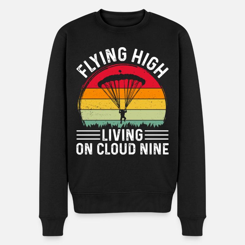 Skydiving Skydiving - Men's Premium Organic Jumper - black