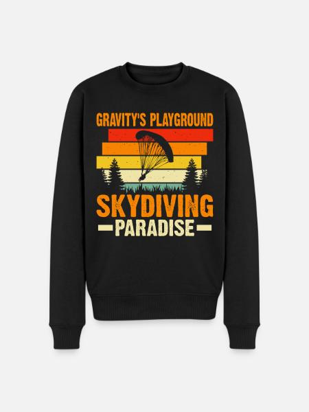 Skydiving Skydiving - Men's Premium Organic Jumper - black