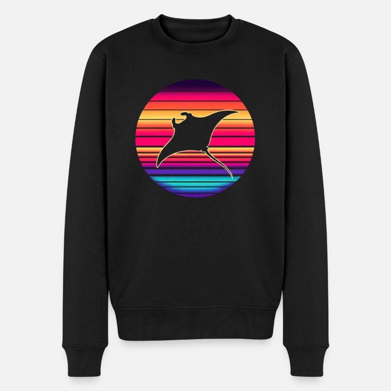 Mantarochen - Männer Premium Bio Pullover - Schwarz