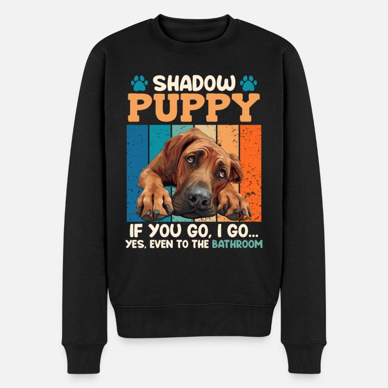 Rhodesian Ridgeback SHADOW PUPPY Propriétaire - Pull Premium bio Homme - noir