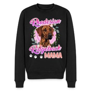 RHODESIAN RIDGEBACK MOM Dog Fan Ridgeback - Men's Premium Organic Jumper - black - Front - Nico (187cm)