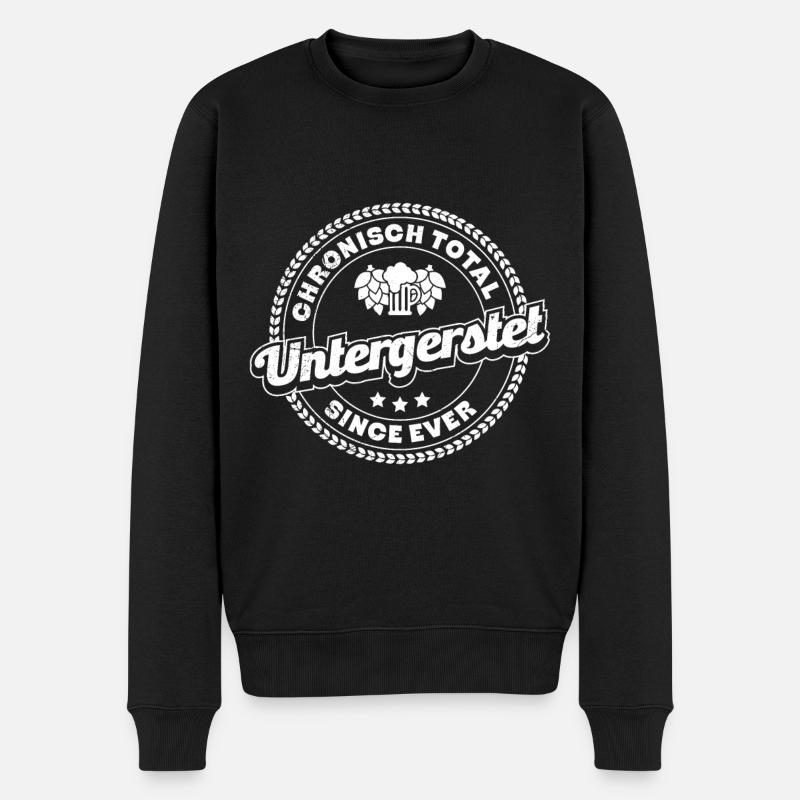 Chronisch Total untergersted Bierzelt Bier - Männer Premium Bio Pullover - Schwarz