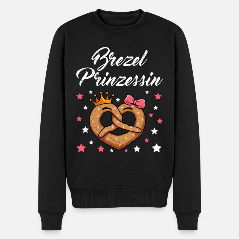 Bretzel Princesse - Pull Premium bio Homme - noir
