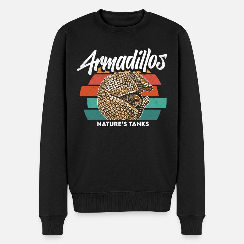Armadillo - Drôle de dicton - Pull Premium bio Homme - noir