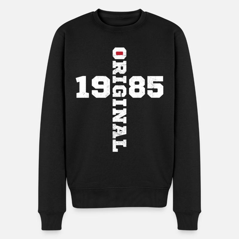 Original 1985 Vintage Retro Cadeau D’anniversaire - Pull Premium bio Homme - noir