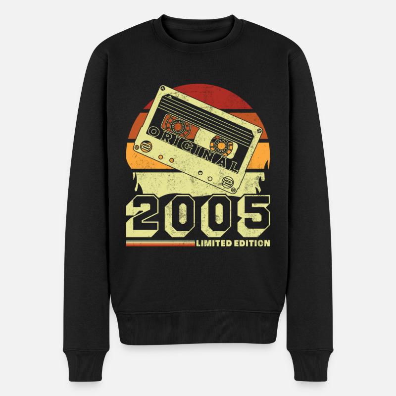Original 2005 20e Anniversaire Cadeau Vintage - Pull Premium bio Homme - noir