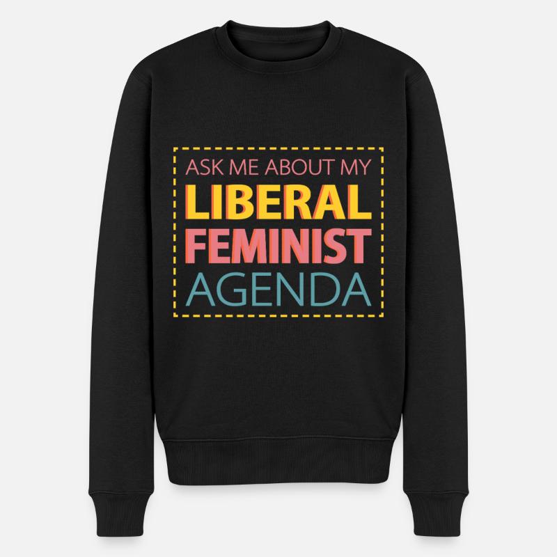 Selon mon programme féministe libéral - Pull Premium bio Homme - noir