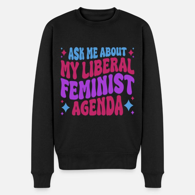 Selon mon programme féministe libéral - Pull Premium bio Homme - noir