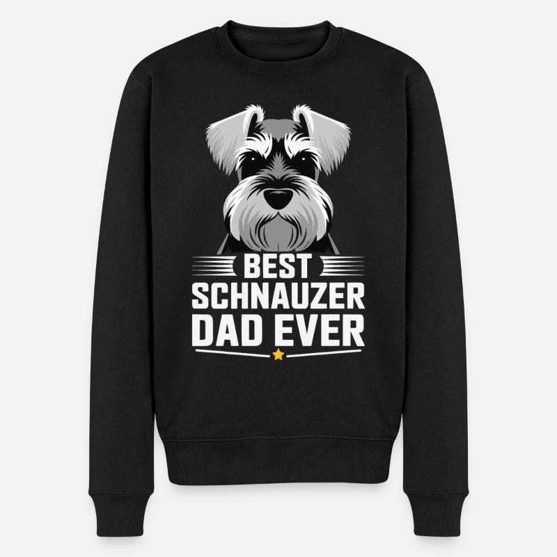 Schnauzer Propriétaire de chien Schnauzer géant - Pull Premium bio Homme - noir