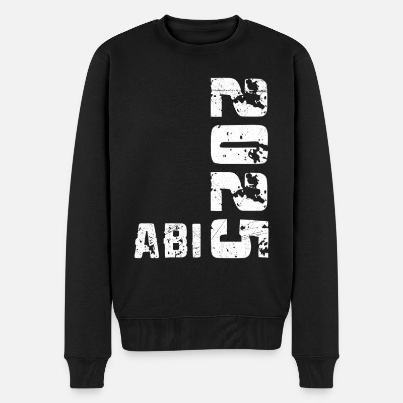 ABI 2025 Abitur Abschluss Lustiges Abiturienten - Männer Premium Bio Pullover - Schwarz