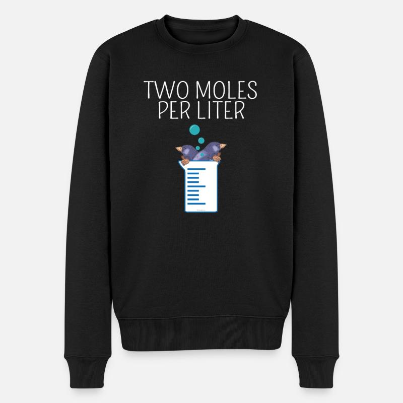 Chemie-Enthusiast - Männer Premium Bio Pullover - Schwarz
